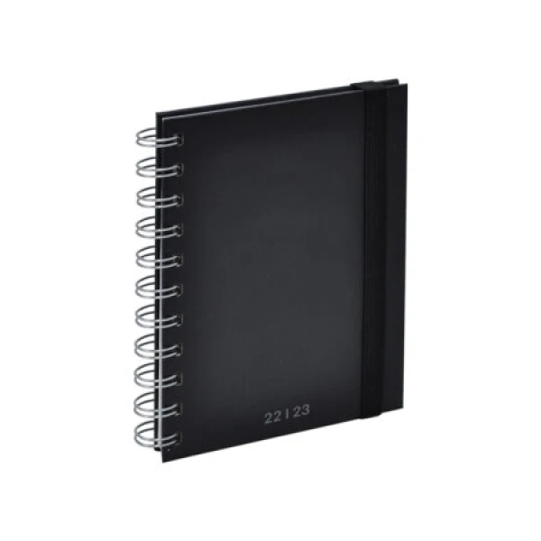 Agenda spiraal A6 22/23 zwart