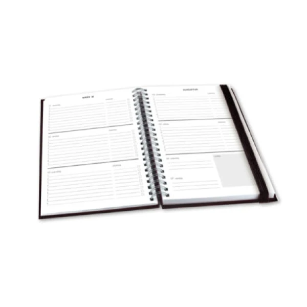 Agenda spiraal A6 22/23 zwart