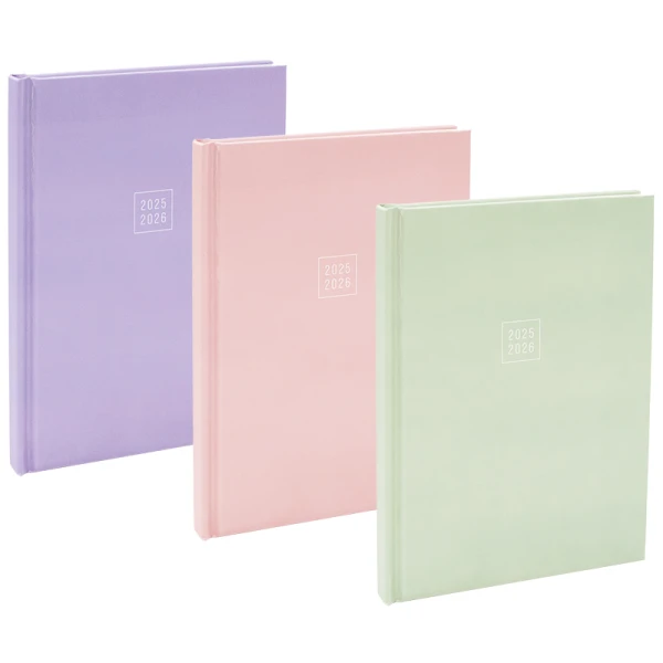 Schoolagenda A5 Licht Roze 2025 - 2026