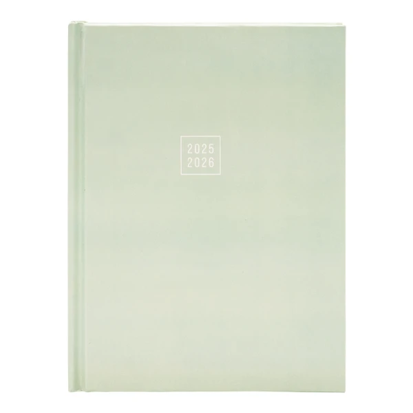 Schoolagenda A5 Licht groen 2025 - 2026
