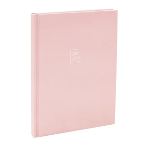 Schoolagenda A5 Licht Roze 2025 - 2026