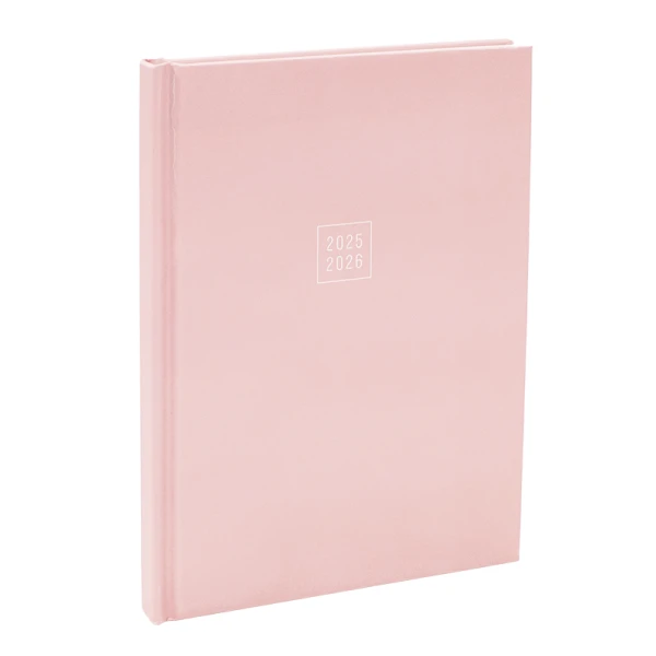 Schoolagenda A5 Licht Roze 2025 - 2026