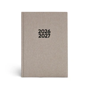 Agenda A5 2026-2027 Linnen - Beige