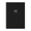 Schoolagenda A5 Planner Black Spiraal 2025 - 2026