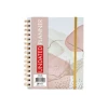Planner undated spiraal Zalm 20x16c