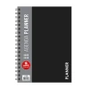 Schoolagenda A4 Planner Black Spiraal 2025 - 2026