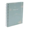 Schoolagenda A5 Planner Canva Nature blauw spiraal 2023 - 2024