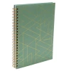 Schoolagenda A4 Planner lux groen spiraal 2023 - 2024