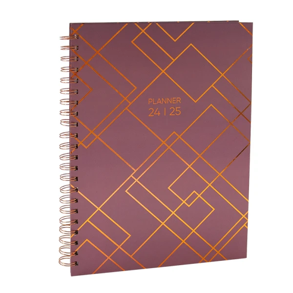 Schoolagenda Planner 29x21cm spiraal Lovi paars 2024 - 2025