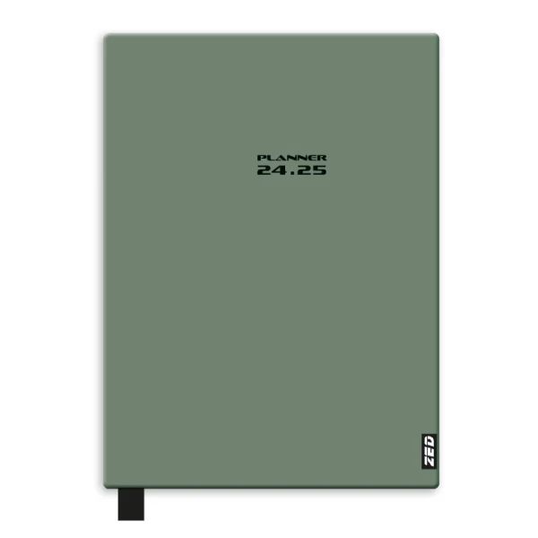 Schoolagenda Planner 29x21cm Zed groen 2024 - 2025