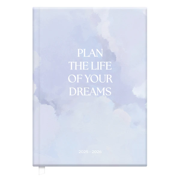 Planner 22x16cm Blisz blauw