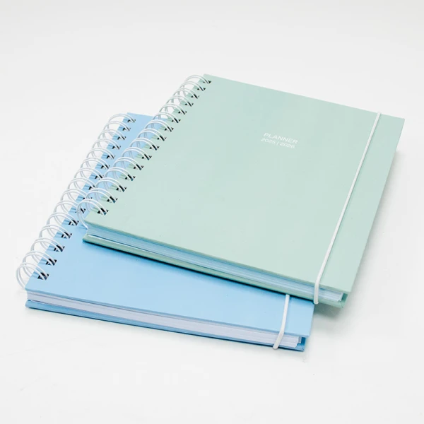 Schoolagenda A5 Planner spiraal Pastelblauw