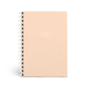 Planner Spiraal SOHO Pastel - Peach (22x16cm)