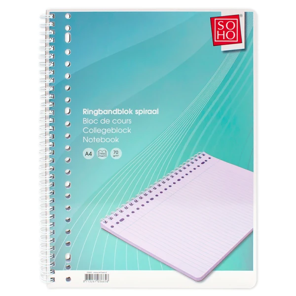 Collegeblok A4 lijn
