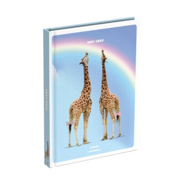 Schoolagenda Funny Animals Giraffe 2021 - 2022