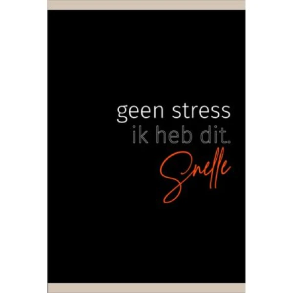 Schrift Snelle A4 gelijnd
