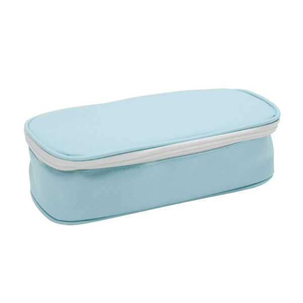 Etui bakmodel XL 24x12cm GB Pastel blauw