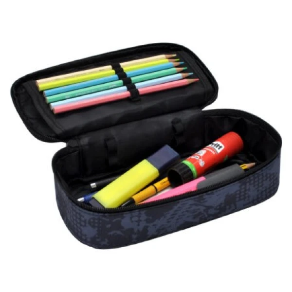 Etui bakmodel luxe Petrol