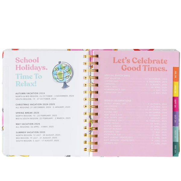 Schoolagenda Blond Amsterdam 2024 - 2025