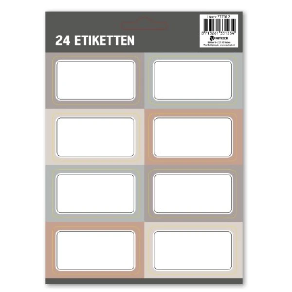 Etiketten Nature 24 stuks