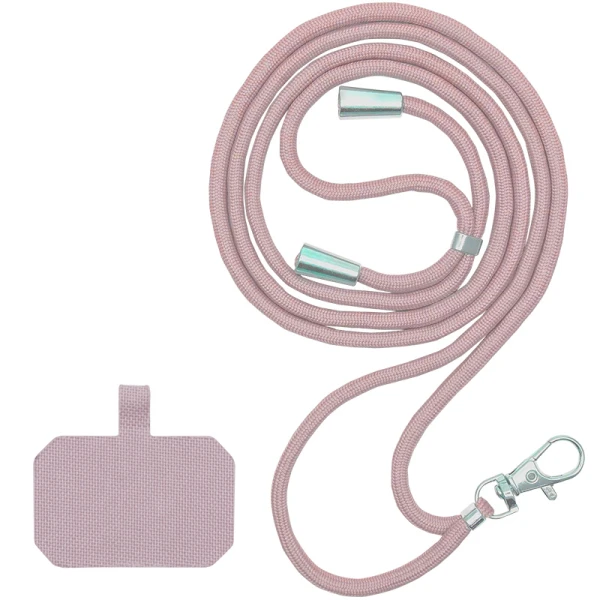 Lanyard telefoon + verbindingskaart roze
