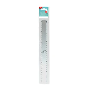 Liniaal 30cm aluminium