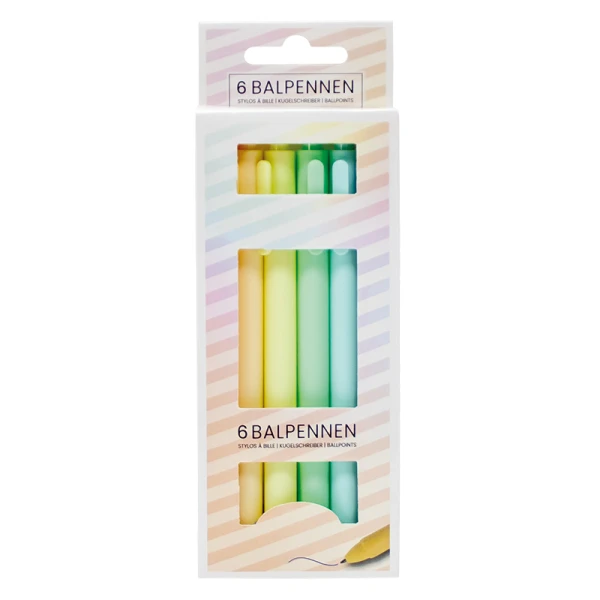Set balpennen 6/ SOHO Pastel
