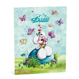 Diddl Elastomap A4 Blauw