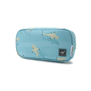 YLX & Freek Vonk Sprout Pencil Case | Turquoise Water & Sharks