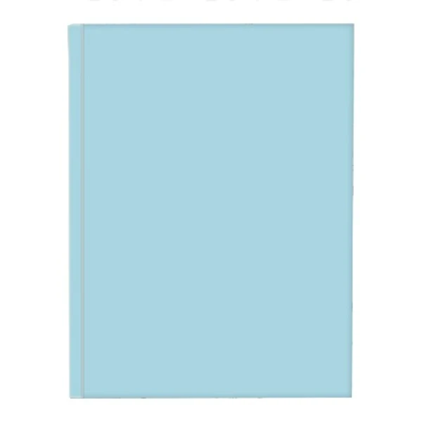 Schrift harde kaft A5 met lijn pastel blauw