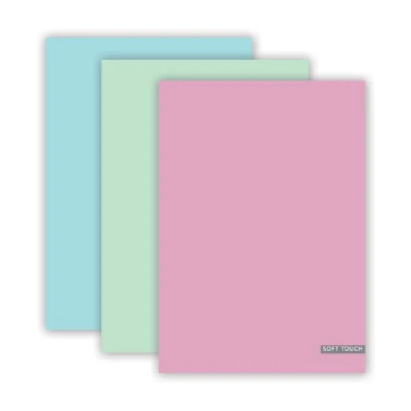 schrift A5 lijn Soft Touch Pastel