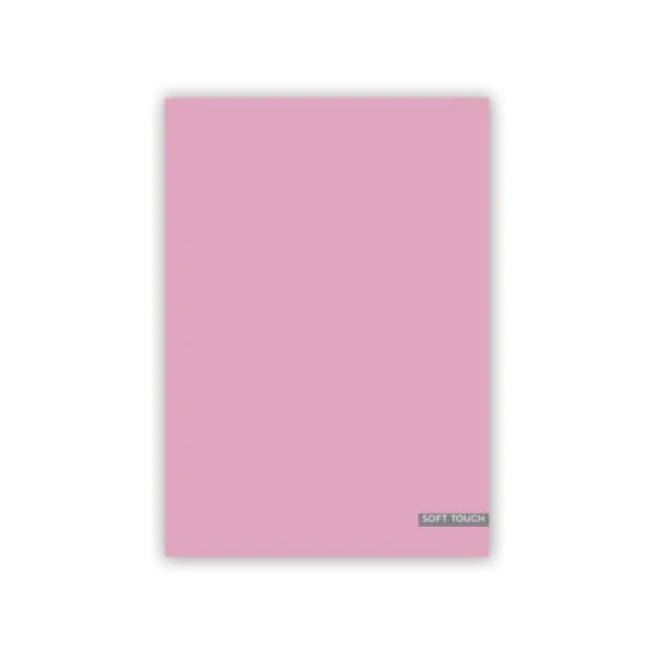 schrift A5 lijn Soft Touch Pastel