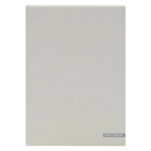 Schrift A4 lijn soft grijs