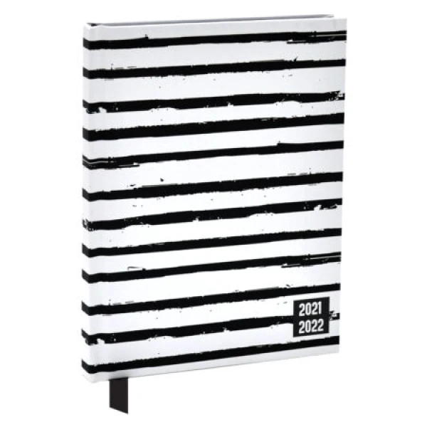 Agenda A5 Flow stripes wit 2021 - 2022