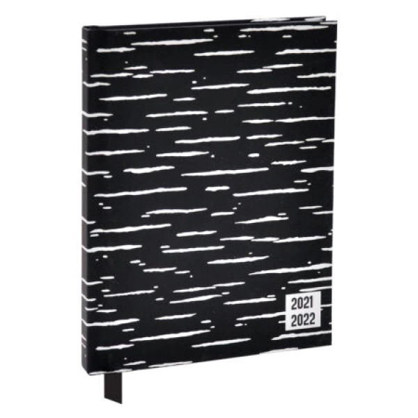 Agenda A5 Flow stripes zwart2021 - 2022