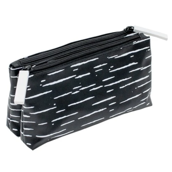 Etui dubbelvak Flow Zwart