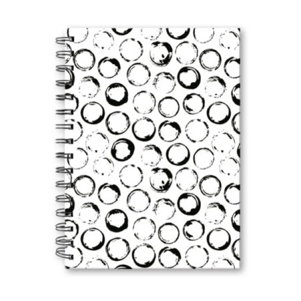 Dummyboek A5 harde kaft blanco vellen flow wit
