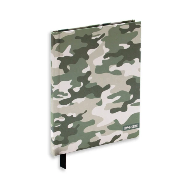 Schoolagenda A5 Camouflage Groen 2024 - 2025