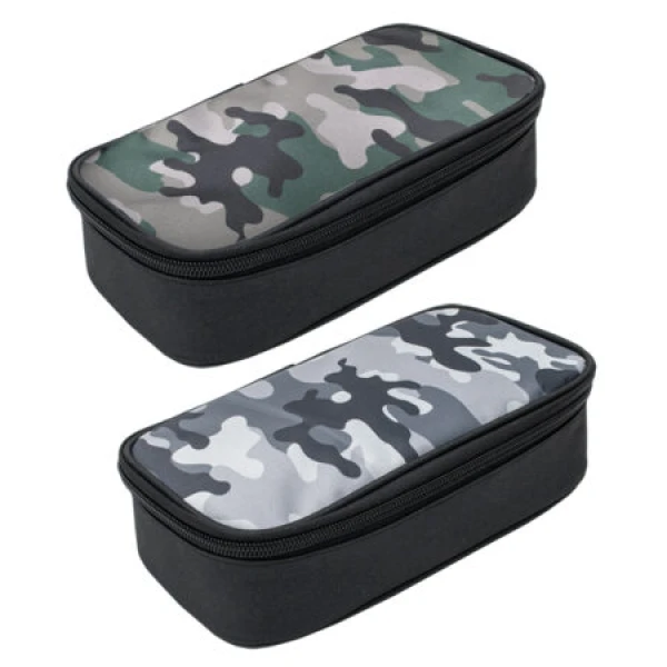 Etui bakmodel Camouflage grijs - Afbeelding 4