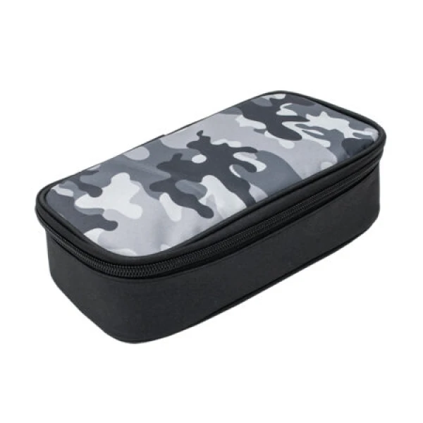 Etui bakmodel Camouflage grijs