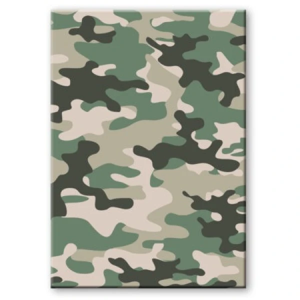 Schrift harde kaft A5 lijn Camouflage Groen