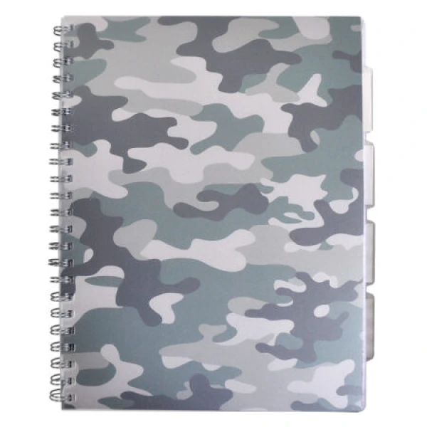 Projectboek A4 Camouflage
