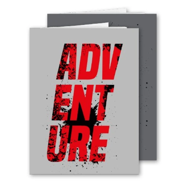 Schrift A4 ruit Adventure 2 stuks