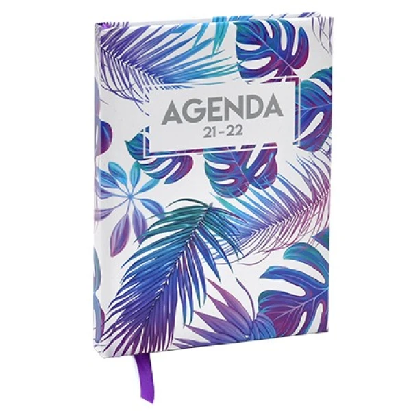 Schoolagenda A5 Tropical Wit 2021- 2022