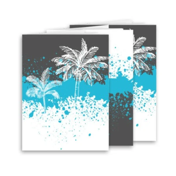 Schrift A5 lijn /3 Splash