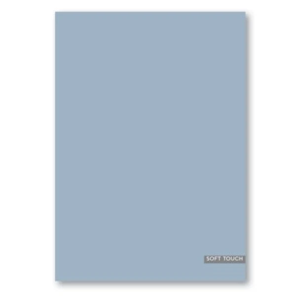 Schrift A4 lijn Soft Nature Blauw