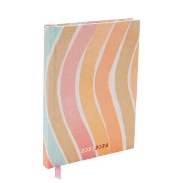 Schoolagenda A5 Happy retro Verti 2023 - 2024