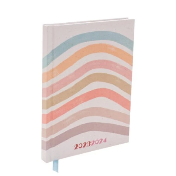 Schoolagenda A5 Happy retro Hori 2023 - 2024