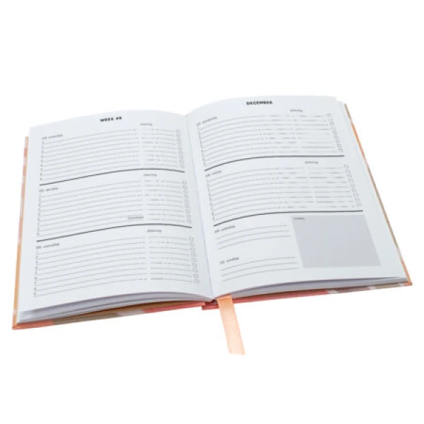 Schoolagenda A5 Happy retro Curve 2023 - 2024