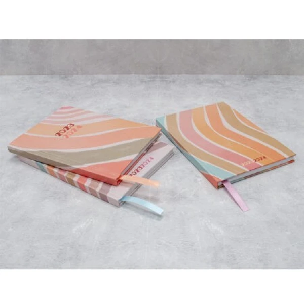 Schoolagenda A5 Happy retro Curve 2023 - 2024